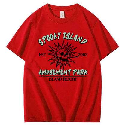 Spooky Island Halloween 100% Cotton T-Shirt