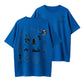 Trendy Dark Halloween Collage Graphic T-Shirt