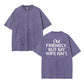 100% Cotton "I’m Friendly, But My Wife Isn’t" T-Shirt – Witty Couple Humor Tee, Soft & Premium Fit