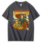 I Freaking Love Summerween Funny Pattern  Print 100%Cotton T-Shirt