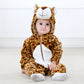 Cozy Baby Animal Fleece Onesie – Adorable Hooded Romper for Little Adventurers