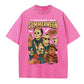I Freaking Love Summerween Pattern Crew Neck T-Shirt