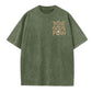 T-shirt med rund hals og mønster til vask og aldringsproces fra Stol på Guds plan