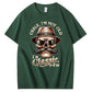 I' m Classic Skull Pattern Print 100%Cotton T-Shirt