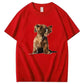 Heartwarming Puppy Music Graphic T-Shirt - Bring Good Vibes