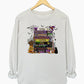 90s Halloween VHS Tape Stack Crop Sweatshirt