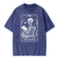 Halloween The Reader Tarot Card Unisex Washed T-shirt
