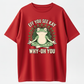 Funny EFF YOU SEE KAY Frog Meditation Graphic T-Shirt