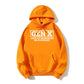 Retro Gen X Cotton Blend Graphic Hoodie - Distressed Hoody, Sarcastic "Lots Of Memories No Evidence" Print, Oversized Drawstring Hood, Crew Neck Pullover for Fall Winter Casual Wear
