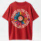 Imagine All the People Living Life in Peace Floral Daisy T-Shirt