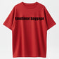 Urbntees Emotional Baggage Sarcastic Quote Organic Cotton Unisex T-Shirt