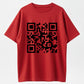 QR Code Scan Me Funny Mystery Organic Cotton Unisex T-Shirt