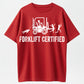 100% Cotton Forklift Certified Shirt, Funny Certified Forklift Operator T-Shirt Graphic tees