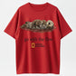 Urbntees Go With The Flow Otters National Geographic Style Organic Cotton Unisex T-Shirt