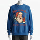 100% Cotton 'He's on the List (Not Mine)' Christmas Santa Graphic Sweatshirt