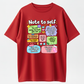Inspirational Cotton T-shirt for Self-Expression Positive SelfAffirmation with Colorful SelfCare Phrases Unisex Mental Health Apparel Suitable for All Seasons Perfect Gift for SelfLove and Personal Growth