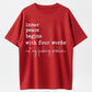 Inner peace begins with four words - funny quote t shirt