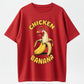 CHICKEN BANANA Funny Meme Mashup T-Shirt