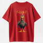 100% Cotton Unisex FCAWF Black Chicken