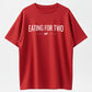 Eating For Two Beer For Three Funny Pregnancy Couple Matching T-Shirt