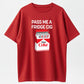 Pass Me A Fridge Cig Funny Diet Coke Graphic Pure Cotton T-Shirt