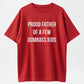 Mens Proud Father Of A Few Dumbass Kids T Shirt Funny Parenting Fathers Day Tee Mens Funny T Shirts Cool Vintage Fashion T-Shirt Gift