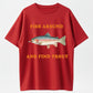 100% Cotton 'Fish Around And Find Trout' Fishing Humor Graphic T-Shirt