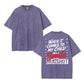 When It Comes To My Child Smile In My Mugshot Vintage Washed Tee