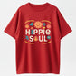 Urbntees Hippie Soul Peace Flower Boho Vibes Organic Cotton Unisex T-Shirt