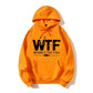 100% Cotton "WTF – Where's the Fish" Hoodie – Funny Fishing Humor Sweatshirt