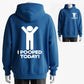 Premium Custom 'I Pooped Today! Hilarious Graphic Hoodie - 100% Cotton