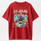 Def Leppard Guitar Collage Rock Band Tribute Organic Cotton Unisex T-Shirt