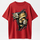 Urbntees Ripped Skull Golden Bones Dark Graphic Organic Cotton Unisex T-Shirt