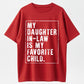 Daughter-in-Law Shirt, Comfort Colors Dad Tee, Funny Father-in-Law Gift, Perfect Father’s Day Present from Daughter-in-Law