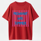 Pregnant Girl Summer Cute Pink Striped Pregnancy Announcement T-Shirt