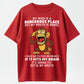 My Mind Is A Dangerous Place But My Mouth Is Worse Funny Monkey T-Shirt