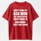 100% Cotton Funny Mom Life Quote Graphic T-Shirt – “Can’t Find It? Ask Mom” Casual Everyday Tee