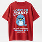 Urbntees Sorry I'm Cranky Terrible 80s Vibes Angry Bird Graphic Pure Cotton T-Shirt