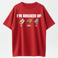 Men's Short-Sleeve Round Neck Soft Streetwear "I'm Bricked Up" Meme Graphic T-Shirt