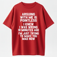 T-Shirts Arguing With Me Is Pointless Shirt, Funny Sarcastic Quote Graphic Tee