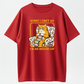 Funny Cat Graphic T-Shirt - Casual Short Sleeve Round Neck Casual Wear Top with Sarcastic Introvert Funny Quote
