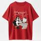 You Wouldn't Download A Cat Vintage Graphic T-Shirt - 100% Cotton Heavyweight