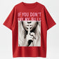 Urbntees If You Don't Pay My Bills Don't Talk To Me Funny Graphic Pure Cotton T-Shirt