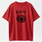 Blow Me Dandelion Funny Sarcastic Organic Cotton Unisex T-Shirt