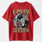 I Need Space Comfort Colors Unisex T-shirt Gothic Alternative Fashion Casual Tees Round Neck Tshirt