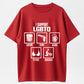 I Support LGBTQ Liquor Guns Beers Titties Quickies Funny Cotton T-Shirt