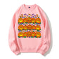 Halloween Pumpkin Graphic Sweatshirt, Cute Spooky Autumn Crewneck, Unisex Fall Pullover