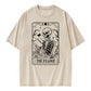 Halloween The Reader Tarot Card Unisex Washed T-shirt