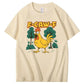 F-Caw-F Crazy Shock Chicken Pattern100% Cotton T-Shirt