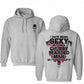 I Hate Being Sexy But I'm A Chubby Bearded Man So I Can't Help It Print Hoodie